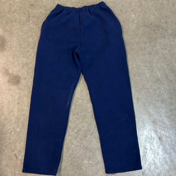 Boys Russell Athletic navy sweat pants size YL - Picture 4 of 5